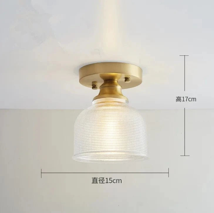 Plafonnier Loft Vintage en verre nordique - Moderne et Rétro | Marco Lucetti R.