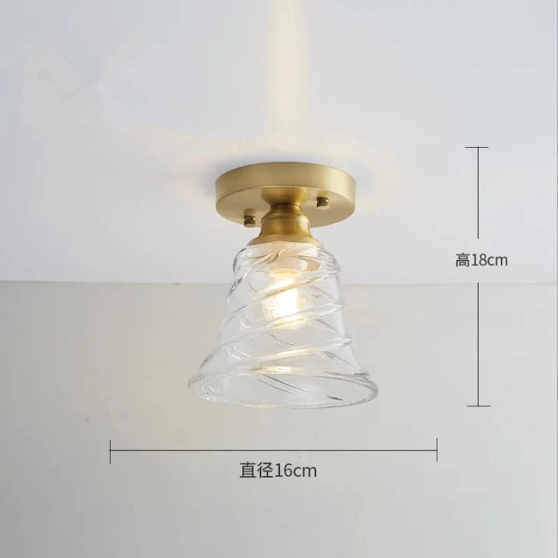 Plafonnier Loft Vintage en verre nordique - Moderne et Rétro | Marco Lucetti U