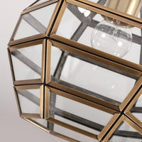 Plafonnier Loxia Cuivre & Verre | Marco Lucetti