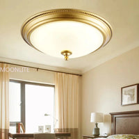 Plafonnier LUMIÈRE D'AMBIANCE LED rond or/noir/Bronze pour couloir salon cuisine | Marco Lucetti