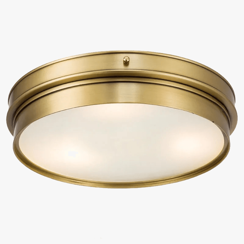 Plafonnier Luminaire Vintage Laiton LED - Éclairage Moderne pour Salon, Chambre ou Bureau | Marco Lucetti
