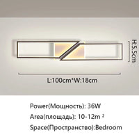 Plafonnier Lumineux Rectangulaire Minimal | Marco Lucetti