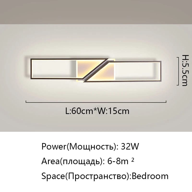 Plafonnier Lumineux Rectangulaire Minimal | Marco Lucetti