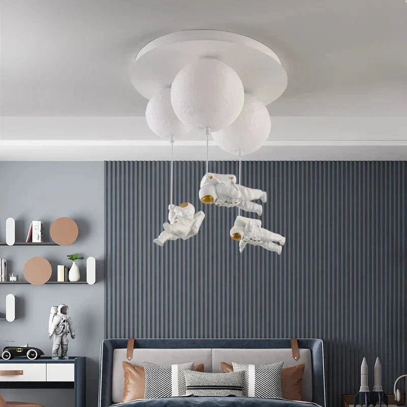 Plafonnier « Lunaire Explorer » avec astronaute | Marco Lucetti