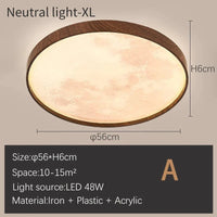 Plafonnier Lune LED Dimmable | Marco Lucetti A lumière neutre de 56CM