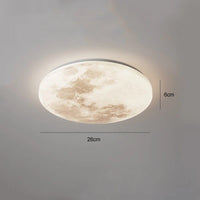 Plafonnier Lune Minimaliste Élégant | Marco Lucetti D26cm / Chaud