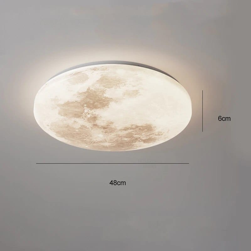 Plafonnier Lune Minimaliste Élégant | Marco Lucetti D48cm / Chaud