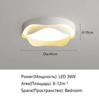 Plafonnier Lustre LED Blanc pour Salon Cuisine - Luminaire Intérieur de Cuisine | Marco Lucetti