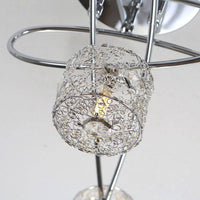 Plafonnier Luxe Chromé et Cristal | Marco Lucetti