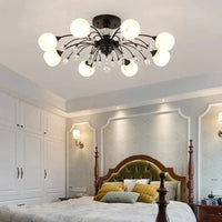 Plafonnier Luxe Cristal Phare - Élégance Brillante | Marco Lucetti