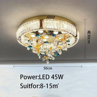 Plafonnier Luxe en Cristal pour Intérieur de Prestige | Marco Lucetti 50 cm