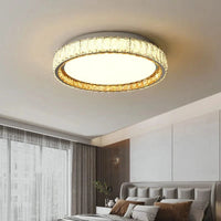 Plafonnier Luxe En Or Avec Cristaux Et LED Réglable | Marco Lucetti