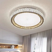 Plafonnier Luxe En Or Avec Cristaux Et LED Réglable | Marco Lucetti