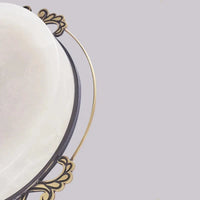 Plafonnier Luxe Européen Circulaire Marbre LED Grand Ménage Chambre Salon Balcon Couloir Allée Illuminaires | Marco Lucetti