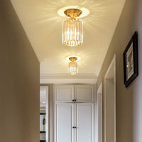 Plafonnier Luxury Lylia en cristal cylindrique | Marco Lucetti