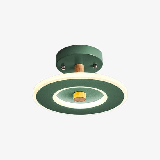 Plafonnier Lyo LED Rond | Marco Lucetti B - Vert