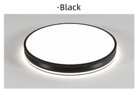 Plafonnier Macaron Nordique Moderne à LEDs pour Maison Cosy | Marco Lucetti Noir / D30CM / 3 couleurs de gradation