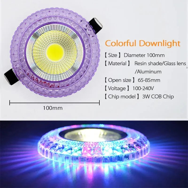 Plafonnier magique LED Downlight Cob Arc-en-ciel RGB | Marco Lucetti