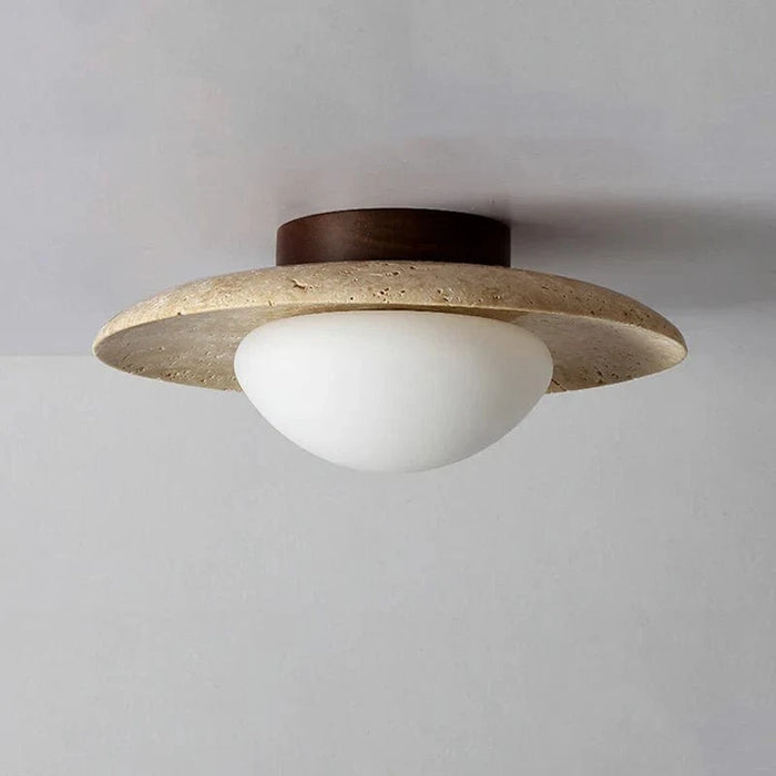 Plafonnier Maison Déco Crème Pierre Wabi Sabi | Marco Lucetti