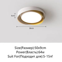 Plafonnier Moderne à LED avec Gradation pour Chambre et Salon | Marco Lucetti