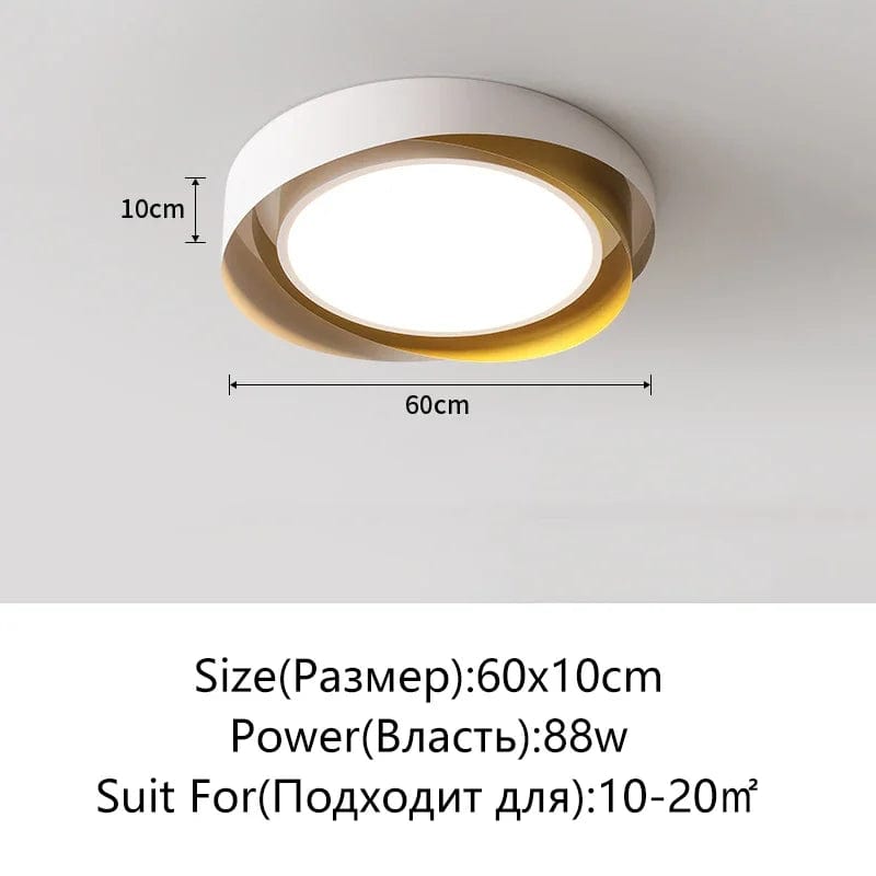 Plafonnier Moderne à LED avec Gradation pour Chambre et Salon | Marco Lucetti