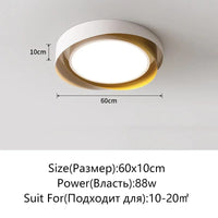 Plafonnier Moderne à LED avec Gradation pour Chambre et Salon | Marco Lucetti