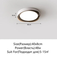 Plafonnier Moderne à LED avec Gradation pour Chambre et Salon | Marco Lucetti