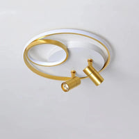 Plafonnier moderne à LEDs avec projecteur intégré en surface | Marco Lucetti