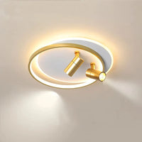 Plafonnier moderne à LEDs avec projecteur intégré en surface | Marco Lucetti