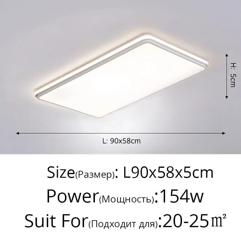 Plafonnier Moderne à LEDs avec Télécommande et Gradation Intelligente | Marco Lucetti