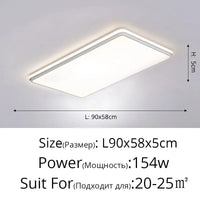 Plafonnier Moderne à LEDs avec Télécommande et Gradation Intelligente | Marco Lucetti