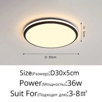 Plafonnier Moderne à LEDs avec Télécommande et Gradation Intelligente | Marco Lucetti