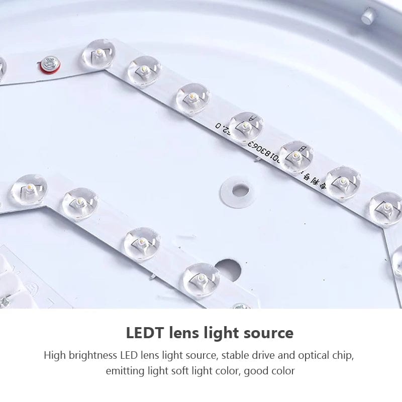 Plafonnier moderne à LEDs double couche en aluminium avec télécommande - Luminex | Marco Lucetti