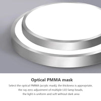 Plafonnier moderne à LEDs double couche en aluminium avec télécommande - Luminex | Marco Lucetti