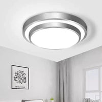 Plafonnier moderne à LEDs double couche en aluminium avec télécommande - Luminex | Marco Lucetti