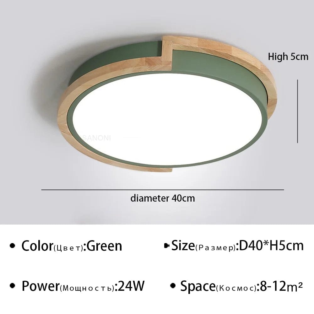 Plafonnier moderne à LEDs lumière Macaron pour maison, chambre, salon et salle à manger | Marco Lucetti