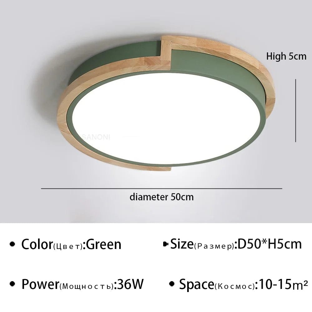 Plafonnier moderne à LEDs lumière Macaron pour maison, chambre, salon et salle à manger | Marco Lucetti