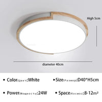 Plafonnier moderne à LEDs lumière Macaron pour maison, chambre, salon et salle à manger | Marco Lucetti Blanc 40cm / Gradation continue (RC)