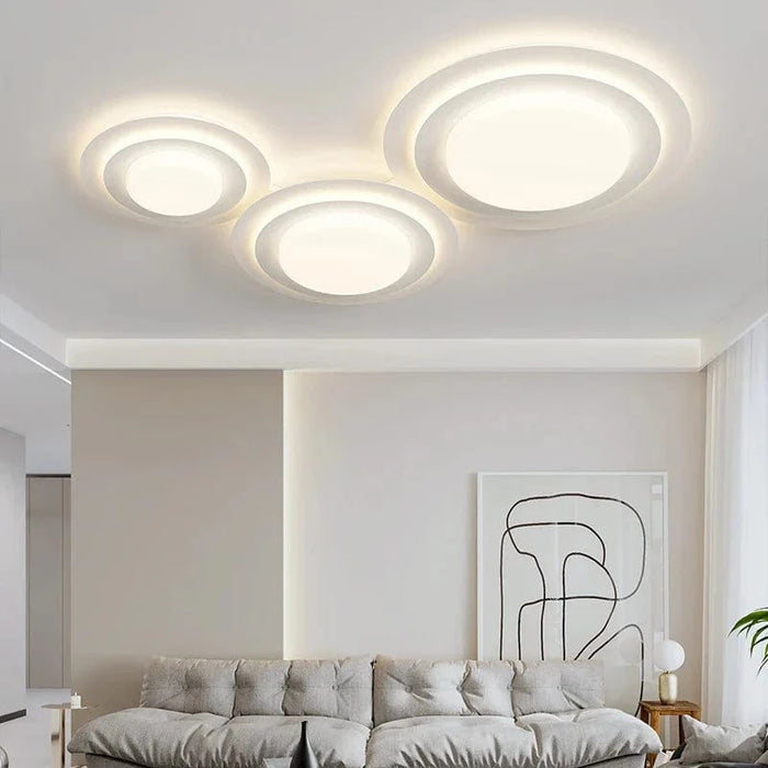 Plafonnier moderne à LEDs lumière minimaliste carré pour chambre et salon - éclairage intérieur | Marco Lucetti