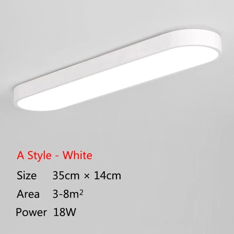 Plafonnier moderne à LEDs pour illuminer votre maison | Marco Lucetti A Style Blanc 35cm / Lumière blanche