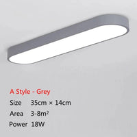 Plafonnier moderne à LEDs pour illuminer votre maison | Marco Lucetti A Style Gris 35cm / Lumière blanche