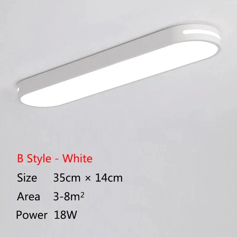 Plafonnier moderne à LEDs pour illuminer votre maison | Marco Lucetti Style B Blanc 35cm / Lumière blanche