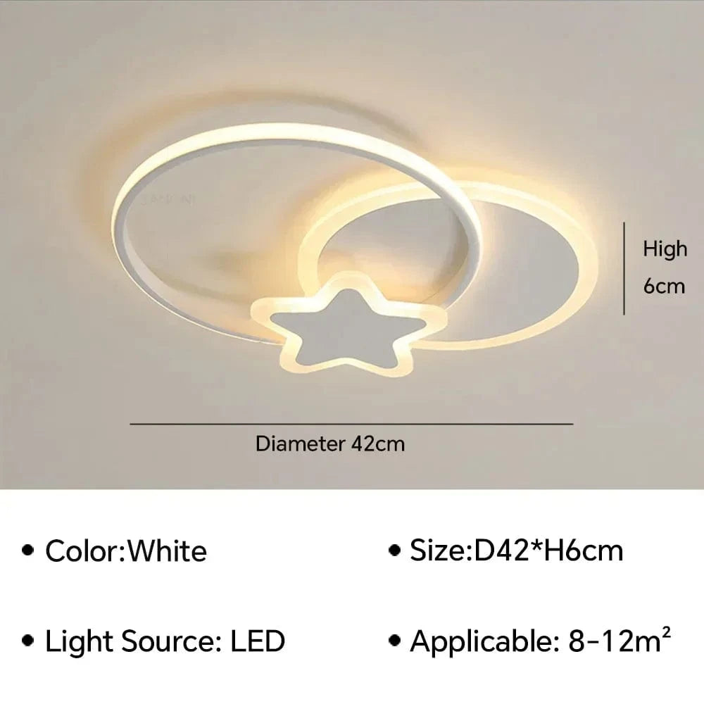 Plafonnier moderne à LEDs pour sublimer votre intérieur | Marco Lucetti B Blanc D42CM / Blanc chaud