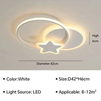 Plafonnier moderne à LEDs pour sublimer votre intérieur | Marco Lucetti B Blanc D42CM / Blanc chaud