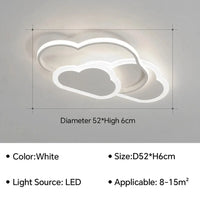 Plafonnier moderne à LEDs pour sublimer votre intérieur | Marco Lucetti C Blanc D52CM / Blanc tricolore