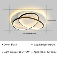 Plafonnier moderne à LEDs pour un éclairage élégant et contemporain. | Marco Lucetti