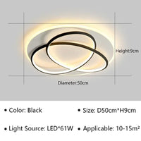 Plafonnier moderne à LEDs pour un éclairage élégant et contemporain. | Marco Lucetti