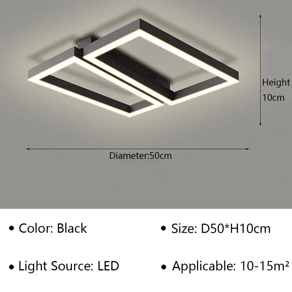 Plafonnier moderne à LEDs Style industriel: parfait pour votre déco intérieure | Marco Lucetti