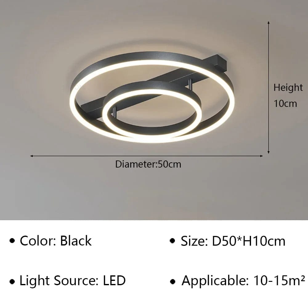 Plafonnier moderne à LEDs Style industriel: parfait pour votre déco intérieure | Marco Lucetti