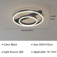 Plafonnier moderne à LEDs Style industriel: parfait pour votre déco intérieure | Marco Lucetti